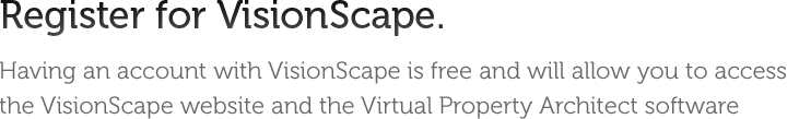 Register for VisionScape